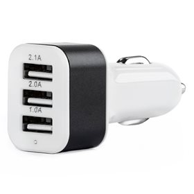 ŁADOWARKA SAMOCHODOWA AMIO  3 X USB - 12/24V