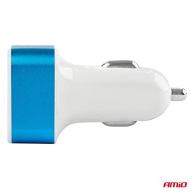ŁADOWARKA AMIO 2XUSB + TESTER NAPIĘCIA AKUMULATORA TEST-04