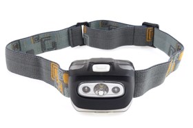 LATARKA CZOŁOWA AMIO LED 3W AKUMULATOR 1200MA 180FLUX IPX4