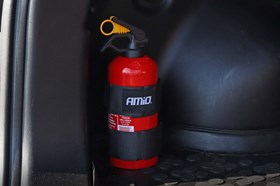 UCHWYT NA RZEP DO GAŚNICY SAMOCHODOWEJ AMIO FEH-1