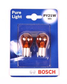 ŻARÓWKA PY21W 12V POMARAŃCZOWA BOSCH PURE LIGHT