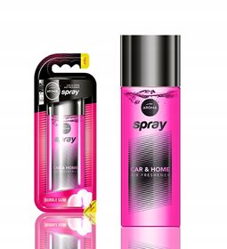 ZAPACH DO AUTA AROMA SPRAY BUBBLE GUM - 50 ML